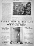 Old Antique Print 1900 Johannesburg Telegraphic Post Staff Jan Icelander 20th