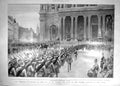 Old Antique Print 1900 Thanksgiving Service C.I.V. St. Pauls Cathedral 20th