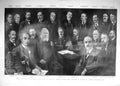 Old Antique Print 1900 Salisbury Cabinet Balfour Hicks-Beach Chamberlain 20th