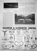 Original Old Antique Print 1900 Agriculture School Vincent Sword Buller Exeter