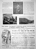 Original Old Antique Print 1900 Hospital Ship Rhouma George Bullogh Eno Fru 20th