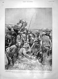 Original Old Antique Print 1900 Thorneycroft Mounted Infantry Boers Wa Victorian