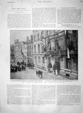 Original Old Antique Print 1900 Kruger Hague Earl Minto Governor-General Yukon