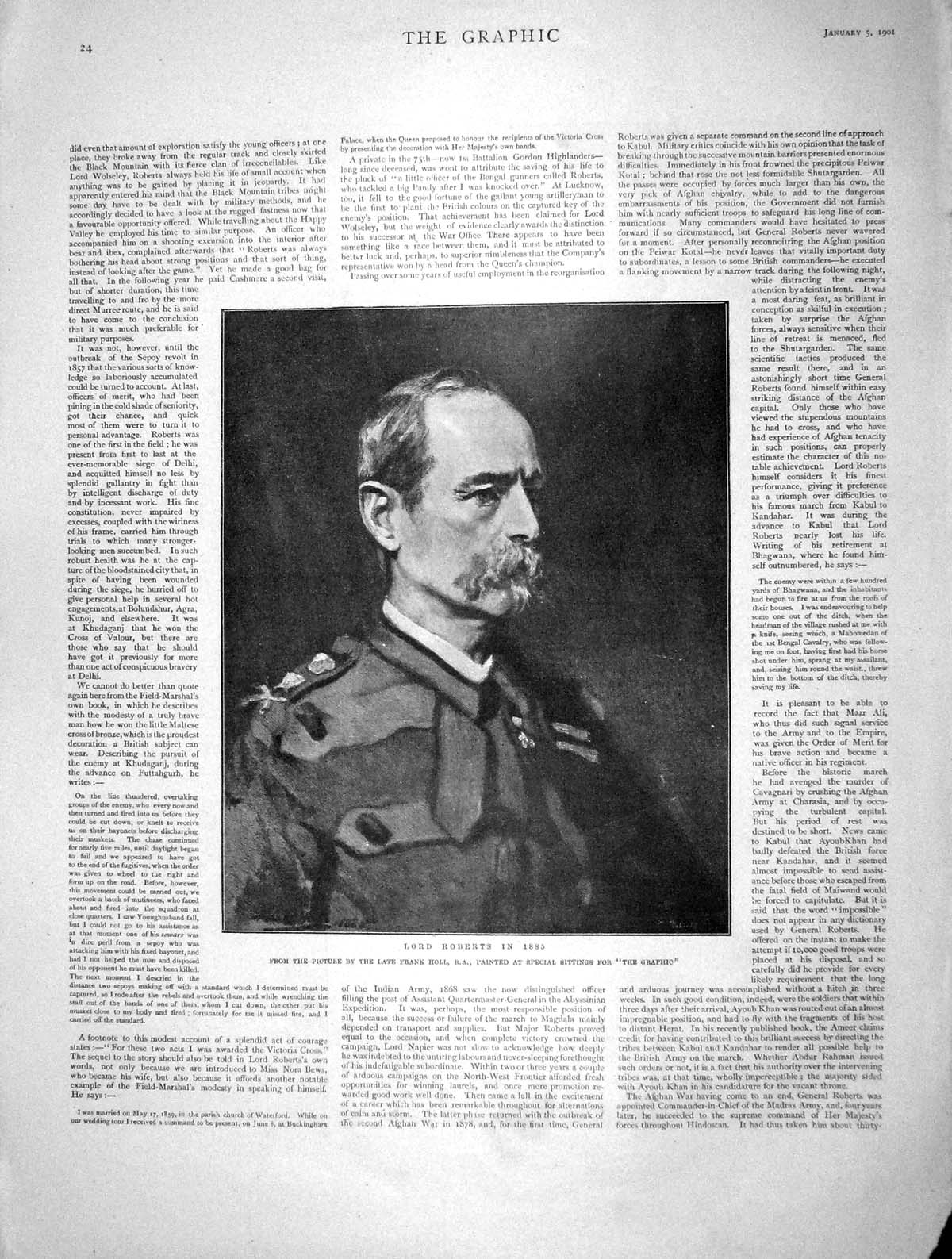 Original Old Antique Print 1901 Lord Roberts Arab Horse Vonolel Pretoria Africa