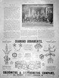 Original Old Antique Print 1901 Ambulance Corps China Chung Wong Peking Diamond