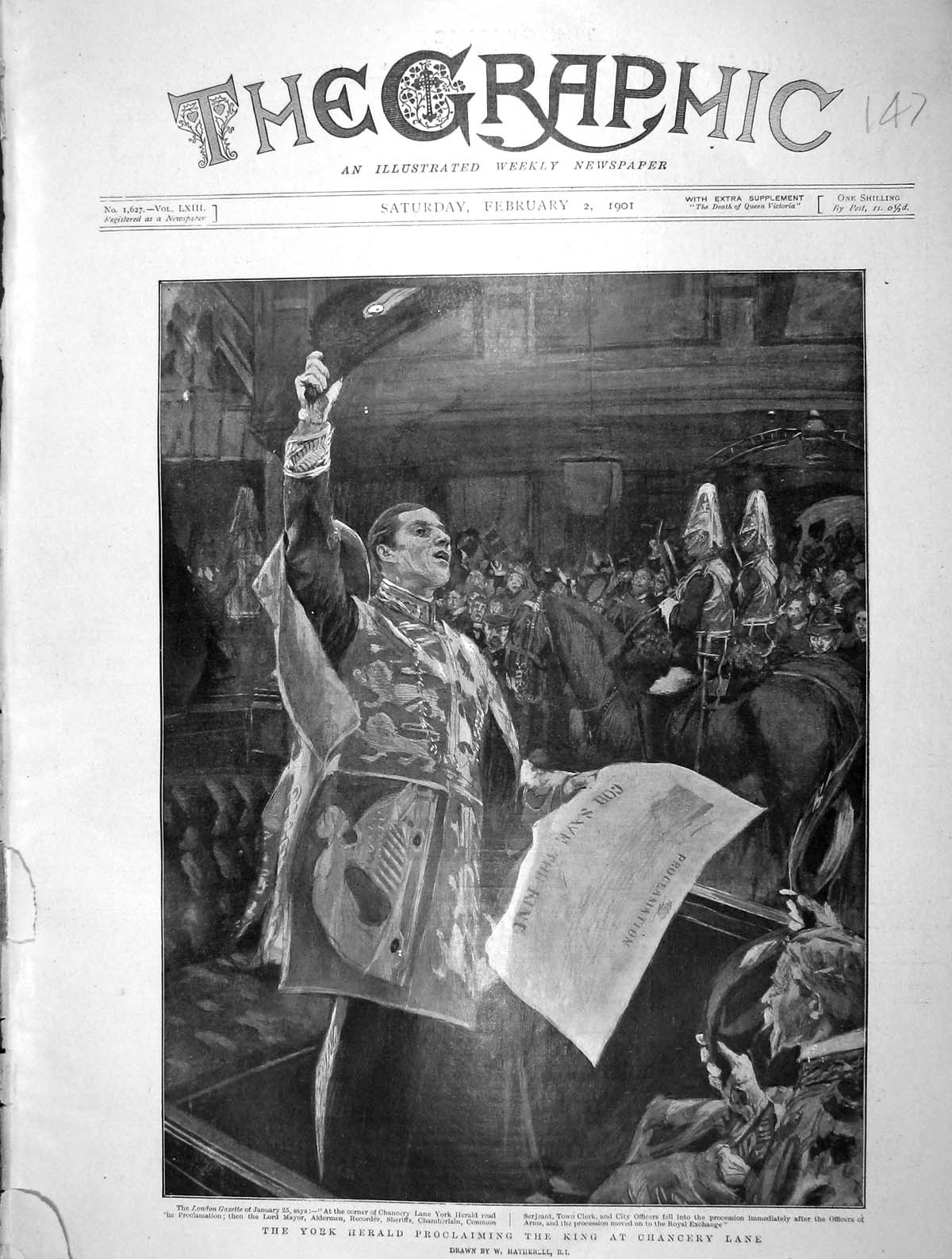 Old Antique Print 1901 York Herald King Chancery Lane Chamberlain Mayor 20th