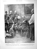 Old Antique Print 1901 King Privy Council Duke York Connaught Liverpool 20th