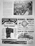 Original Old Antique Print 1901 Lord Hopetoun Sydney Ship Royal Arthur Au 20th