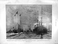 Old Antique Print 1901 Ships Anson Victoria Albert Repulse Rattler Queen 20th