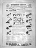 Original Old Antique Print 1901 Gramaphone Typewriter Cape Colony War Beaufort