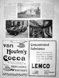 Old Antique Print 1901 Electric Railway Line Budapest Houten Cocoa Lemco 20th