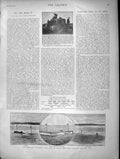 Old Antique Print 1901 Holland Submarine Boat Navy Explosion Pontefract 20th