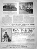 Old Antique Print 1901 Cooper Memorial Home Children Woodhouse Eno'S Salt 20th