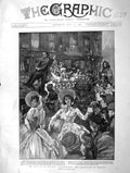 Original Old Antique Print 1901 May-Day Celebrations Procession Hoxton Robinson