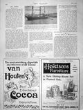 Old Antique Print 1901 Dundee Whalers Ships Peary Houten Cocoa Hewetsons 20th