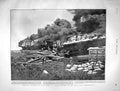 Old Antique Print 1901 Guerrilla Warfare Africa Train Greylingstad Boers 20th
