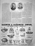 Original Old Antique Print 1901 Major Heath Admiral Commerell Gsmith London