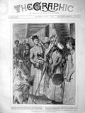 Original Old Antique Print 1901 Duchess Cornwall York Ophir Ship Father 20th