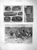 Original Old Antique Print 1901 Yeomanry Paget Horse Boers Lichtenberg Ceylon