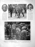 Original Old Antique Print 1901 Kaiser Masterson Ravenhill Lantern Si Victorian
