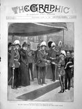 Old Antique Print 1901 King England Earl Roberts African War Medal Parade 20th