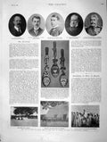 Original Old Antique Print 1901 Koma Emir Zelwa Nigeria Adalbert Strong Foster