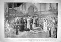 Old Antique Print 1901 Wedding Groote Kerke Pastor Van Der Vlier Hague 20th