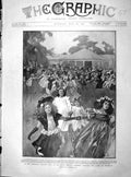 Old Antique Print 1901 Children Charity Fete Botanic Gardens Sir Coverley 20th