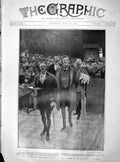 Original Old Antique Print 1901 Earl Russell Royal Gallery House Lords Stanley
