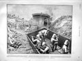 Original Old Antique Print 1901 Lieutenant Campbell Derailed Train Alkmaan War