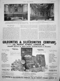 Original Old Antique Print 1901 Sorbonne Paris Salle Doctorat Gsmiths London