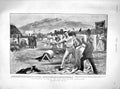 Original Old Antique Print 1901 Wood Chopping Hobart America Sport Macarthy