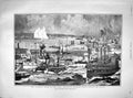 Old Antique Print 1901 Yachting New York Excursion Steamers Boats Sport 20th
