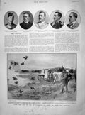 Old Antique Print 1901 Hay-Coghlan Otter-Barry Sheridan Murray French War 20th