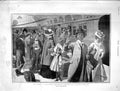Old Antique Print 1901 Theatre Railway Station Lipton Santos-Dumont Medal 20th