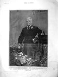 Old Antique Print 1901 Lord Roseberry Chesterfield Scene Adoration Magi 20th