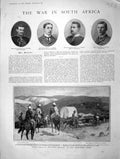 Old Antique Print 1901 War Africa Benson Collins Barber Doornberg Barker 20th
