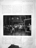 Old Antique Print 1901 Adolphe Guillaume Bougereau Carlous-Duran Artist 20th