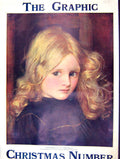 Original Old Antique Print 1901 Colour Portrait Cinderella Young Girl Bacon