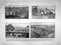 Original Old Antique Print 1902 Khedive Nile Dam Assouan Railway Sluice Gates