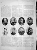 Old Antique Print 1902 Brett Southeby Down Wagner War Edward Coronation 20th