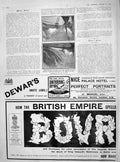 Old Antique Print 1902 Bay Biscay Steam Ship Orianda Dewars Whisky King 20th