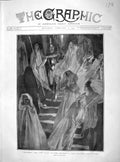 Original Old Antique Print 1902 Ulysses Play Majestys Theatre Actors Scene 20th