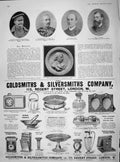 Old Antique Print 1902 Younghusband Franklin Wood Ilbert Memorial Ruskin 20th