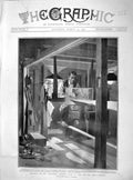 Original Old Antique Print 1902 Coronation Weaving Cloth GKing'S Pallium 20th