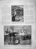 Original Old Antique Print 1902 Prince Wales Bristol Port Royal Ship Avonmouth