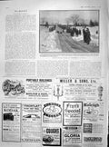 Original Old Antique Print 1902 Tobogganing Races Montreal Canada Park Slide