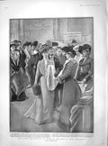 Old Antique Print 1902 Prince Wales Sale Irish Industries Patrick'S Day 20th