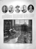 Original Old Antique Print 1902 Art Royal Academy Walker Moberly Herron Coates