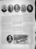 Old Antique Print 1902 Argo Bluejackets Marines Fowler Bull Salter Kock 20th